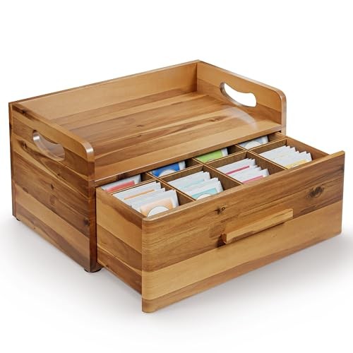 Wooden tea box - wooden, organizer